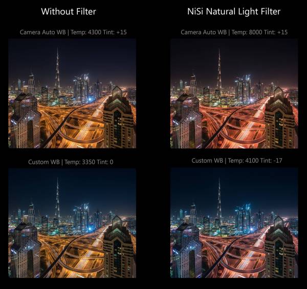 Ejemplo filtro NiSi Natural Night